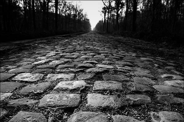 Parigi - Roubaix 2008 Allenamento sul pavË
